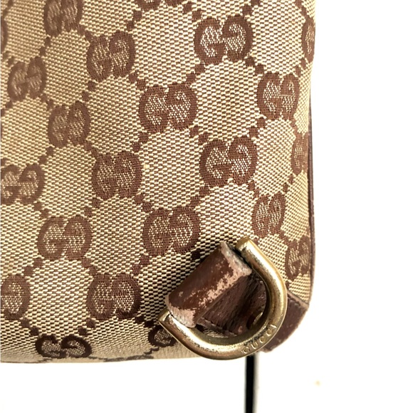 Gucci Abbey Messenger Brown Monogram Shoulder/Crossbody Bag - Picture 10 of 15